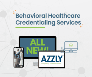 AZZLY Credentialing Ad visuals
